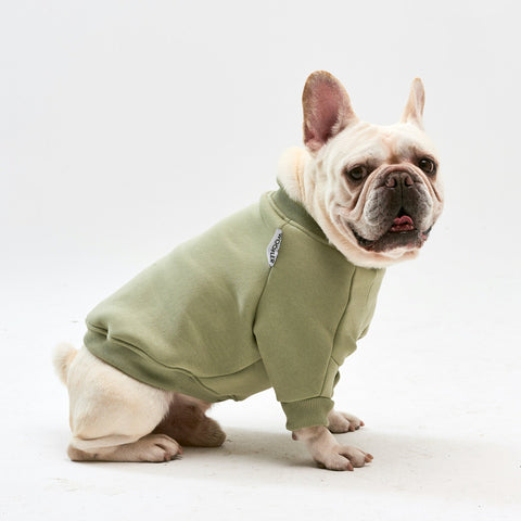 Warm cotton Sweatshirt Olive for BULLY