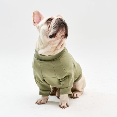 Warm cotton Sweatshirt Olive for BULLY