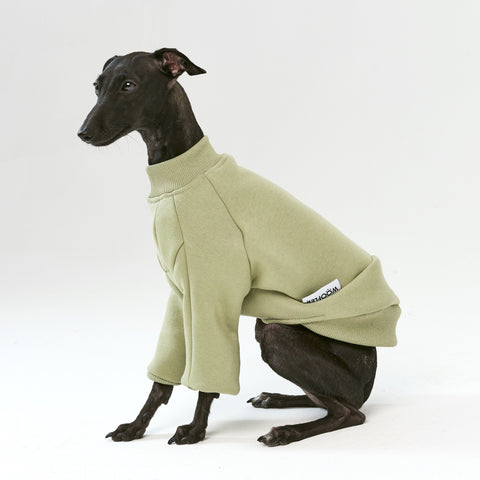 Thick cotton Olive Sweatshirt TANKER BASE