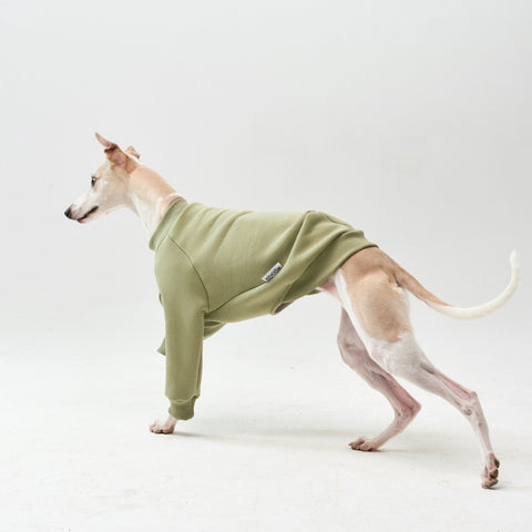 Thick cotton Olive Sweatshirt TANKER BASE