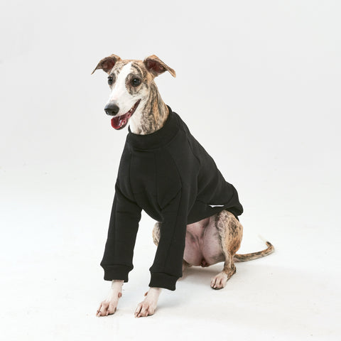 Thick cotton Black Sweatshirt TANKER BASE