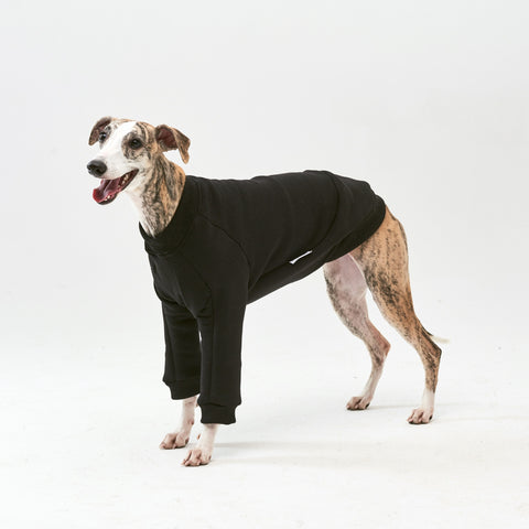 Thick cotton Black Sweatshirt TANKER BASE