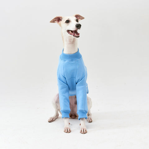 Thick cotton Light Blue Sweatshirt TANKER BASE