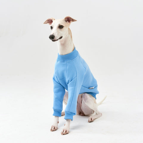 Thick cotton Light Blue Sweatshirt TANKER BASE