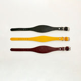 Leather collar FISH EYE